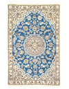 Fine Hand Knotted Persian silk & wool Nain 2'11'' X 4'5''