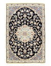 Fine Hand Knotted Persian silk & wool Nain 2'11'' X 4'9''