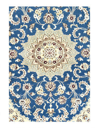 Fine Hand Knotted Persian Nain 2'11'' X 4'6''