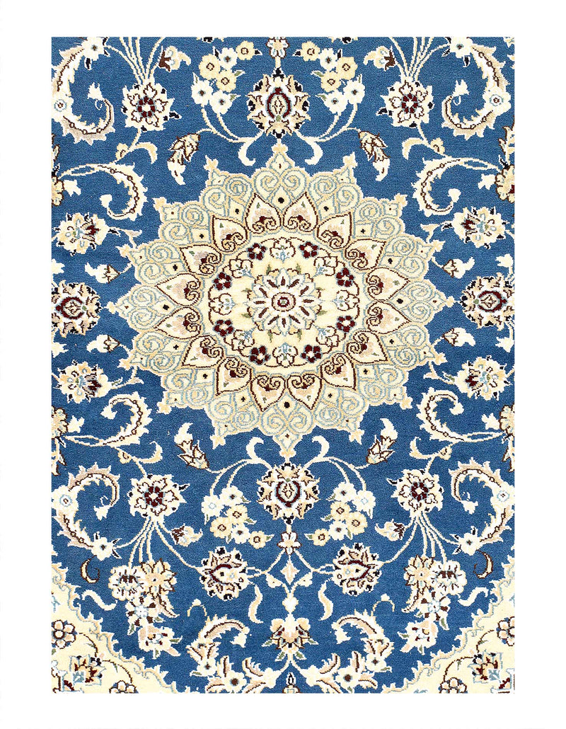 Fine Hand Knotted Persian Nain 2'11'' X 4'6''