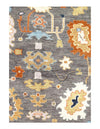 Fine Hand Knotted oushak design 5'2'' X 8'1''