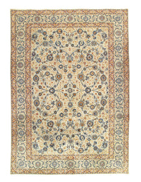 Fine Hand Knotted Persian Vintage Kashan 9'8'' X 13'6''