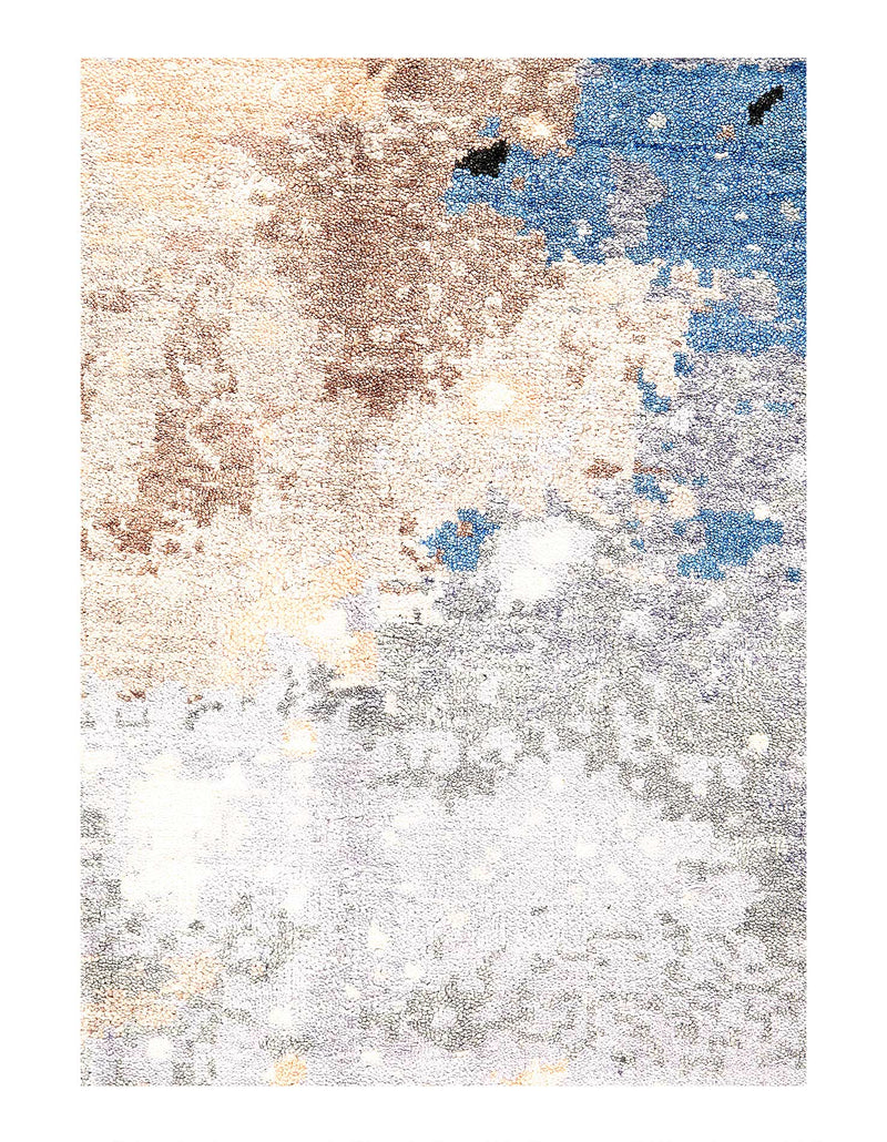 Fine Hand Knotted V.silk Modern rug 7'11'' X 9'9''