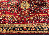 Persian Hand Knotted Antique sarouk 2'5'' X 6'3''