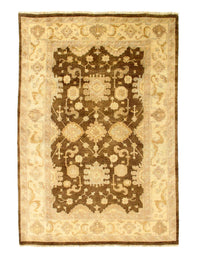 Original Indo Oushak Rug - 6'1" X 8'11"