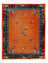 Chinese Antique Art Deco rug 9'3'' X 11'6''