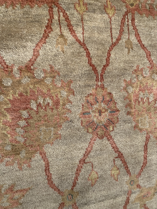 Beige Fine Turkish Oushak 6' X 9'