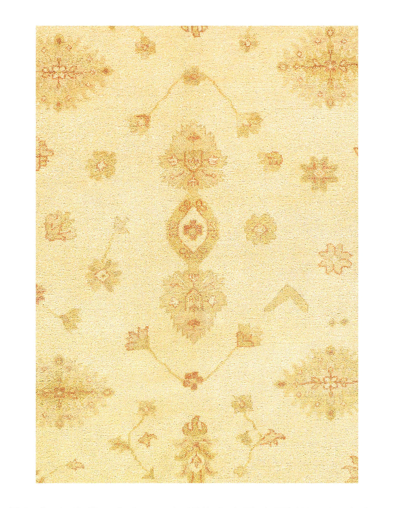 Fine Hand Knotted Oushak design 6'4'' x 9'