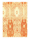 Biege Modern Ikat 6' X 9'