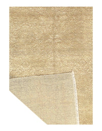 Beige Indo Tabriz Design Rug 5'5" X 8'