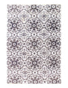 Fine Hand Knotted silk & wool Modern rug 6' X 9'