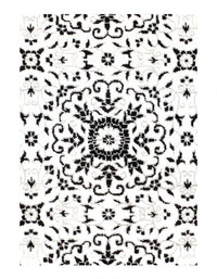 Gray Color Hand Knotted Modern Rug 5'11'' X 8'11''