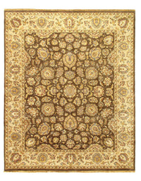 Fine Hand Knotted Persian Tabriz Design design 8' X 9'9''