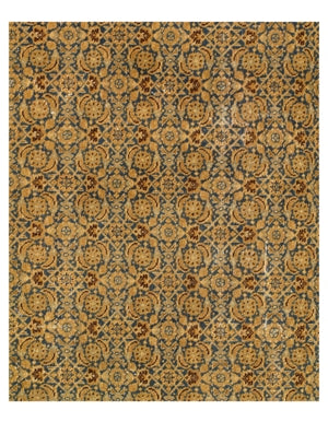 Antique Persian Tabriz Design Rug - 10'8" x 17'6"