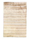 Fine Hand Knotted v.silk Modern rug 6' X 9'