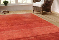 Red Fine Persian Gabbeh 4'7" X 7'5"