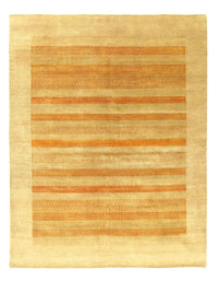 Gabbeh Loribaft Tan Wool Rug - 8' x 10'