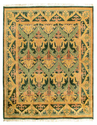 Fine Hand Knotted Agra rug 8' X 10'