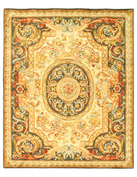 Fine Hand Knotted Savonnerie rug 8'1'' X 10'1''