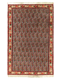 Fine Hand Knotted Persian Vintage Bidjar rug 6'11'' X 10'11''