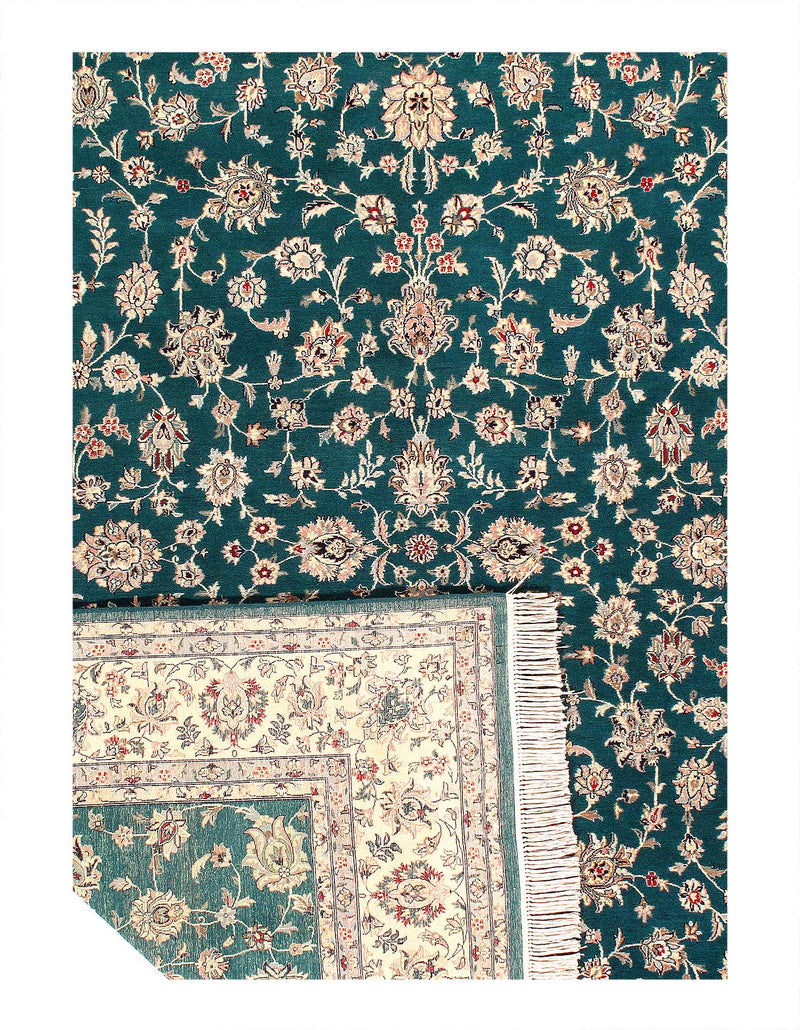 Fine hand Knotted Pak Tabriz Design design 8' X 10'4''