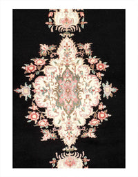 Fine Hand knotted Persian Kerman design 7'7'' X 9'8''