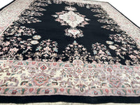 Fine Hand knotted Persian Kerman design 7'7'' X 9'8''