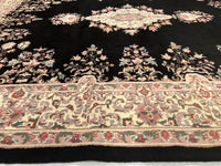 Fine Hand knotted Persian Kerman design 7'7'' X 9'8''