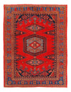 Fine Hand Knotted Persian Vintage Viess rug 7'11'' X 10'4''