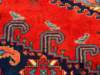 Fine Hand Knotted Persian Vintage Viess rug 7'11'' X 10'4''