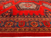 Fine Hand Knotted Persian Vintage Viess rug 7'11'' X 10'4''