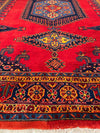 Fine Hand Knotted Persian Vintage Viess rug 7'11'' X 10'4''