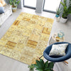 Ivory Hand Knotted Turkish Patchwork 6' X 9'