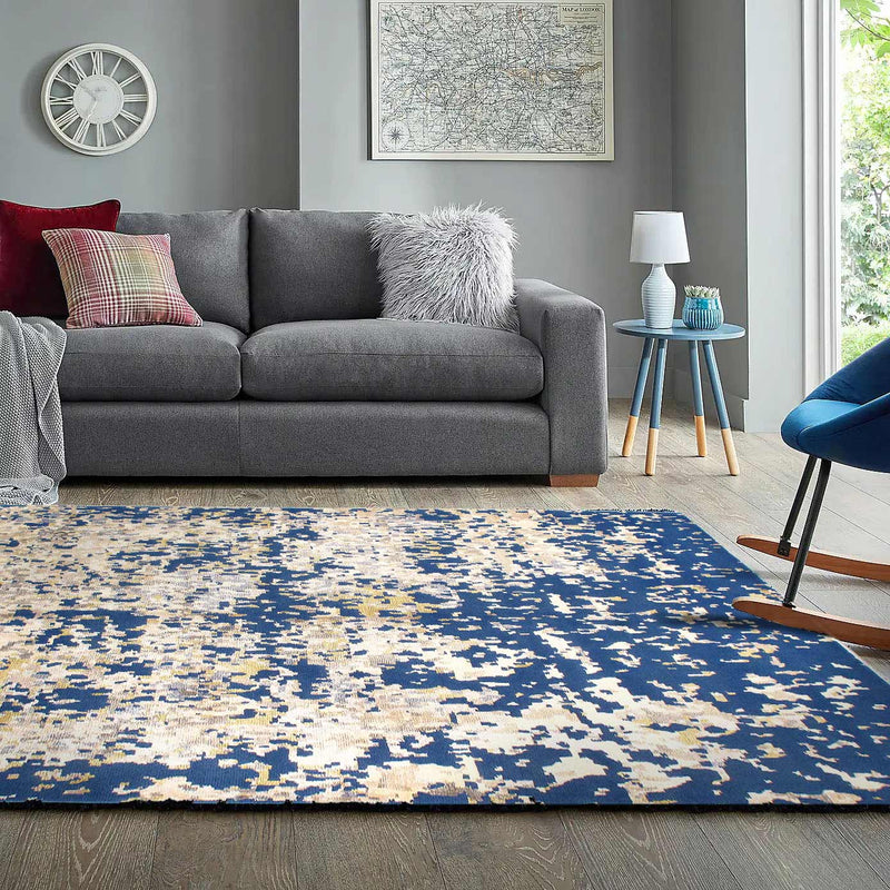 Blue Modern rug 5'2'' X 8'.1''