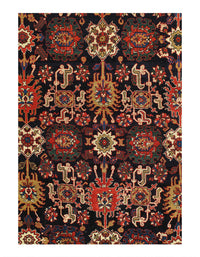 Navy Russian Kazak design rug 8' X 11'