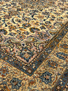 Fine Hand Knotted Persian Vintage Kashan 7'1'' X 10'3''