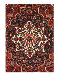 Fine Hand Knotted Persian Vintage Bakhtiari 6'11'' X 10'11''