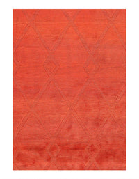 Fine Hand Knotted Overdyed Modern rug 9'1'' X 12'2''