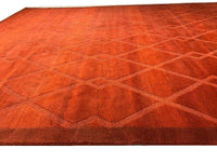 Fine Hand Knotted Overdyed Modern rug 9'1'' X 12'2''