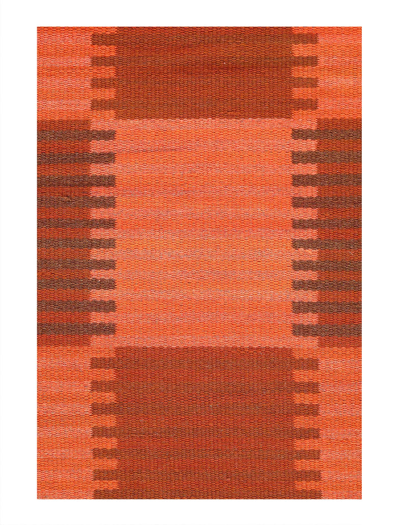 Scandinavian reversible Over Dyed rug 4' X 6'