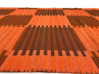 Scandinavian reversible Over Dyed rug 4' X 6'