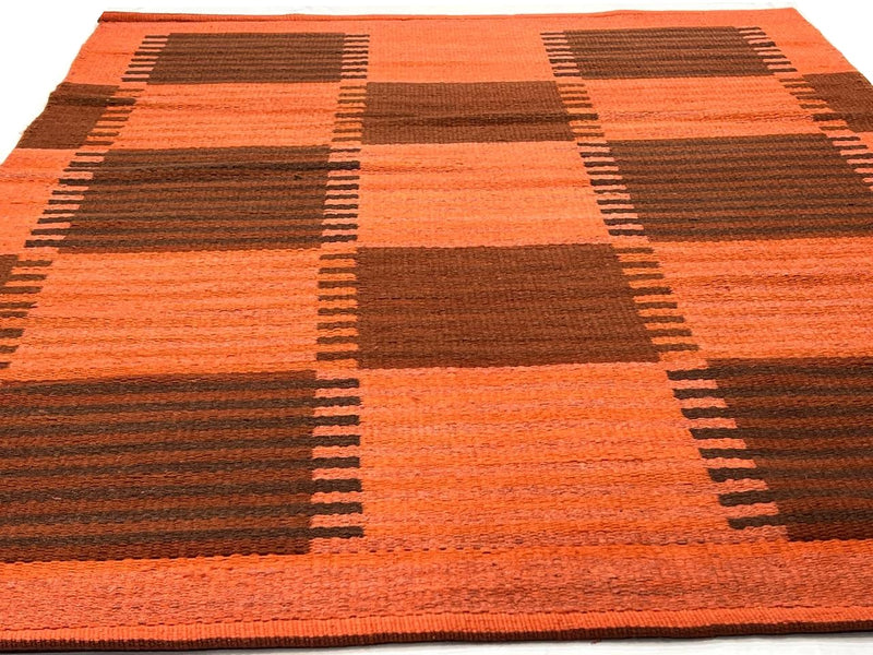 Scandinavian reversible Over Dyed rug 4' X 6'