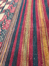 Fine Hand Knotted flat Weave vintage Textile 4'6'' X 8'