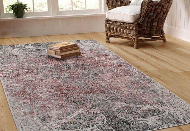 cream Gray Persian Luribaft Gabbeh 4' X 7'