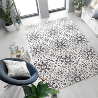 Gray Color Hand Knotted Modern Rug 5'11'' X 8'11''