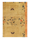 Fine Hand Knotted Antique Chinese Art Deco 4'9'' X 7'8''