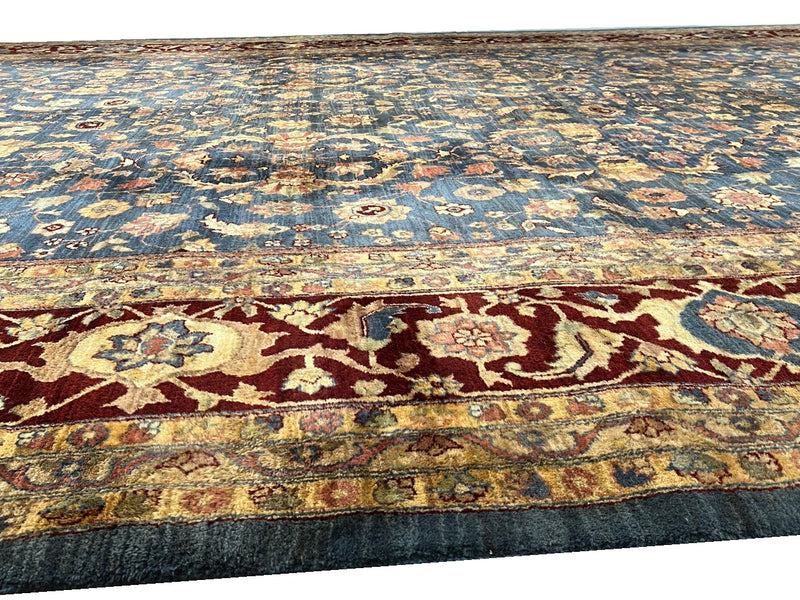 Fine Hand Knotted Agra rug 12' X 18'2''