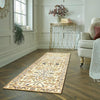 Ivory Fine Hand Knotted Oushak Runner 2'6'' X 8'