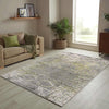 Fine Hand Knotted Modern V.silk Rug 5' X 8'