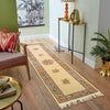 Beige color Fine Hand Knotted Chinese Peking Runner 2'6'' X 10'2''